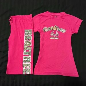 Real Tree Pink Camo Bundle | Realtree Hunting Pink Camouflage Shirt